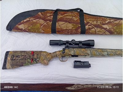 Rifle de cerrojo Savage 30-06 muy cuidado