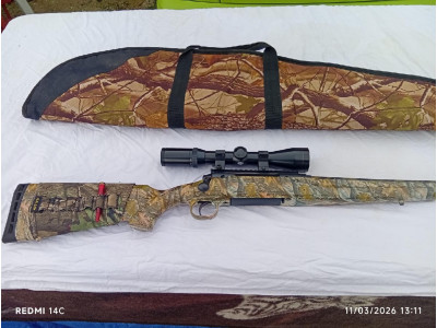 Rifle de cerrojo Savage 30-06 muy cuidado