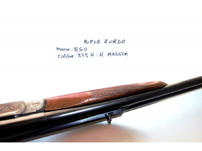 Rifle expres calibre  375 Holand Holand Magnum marca EGO