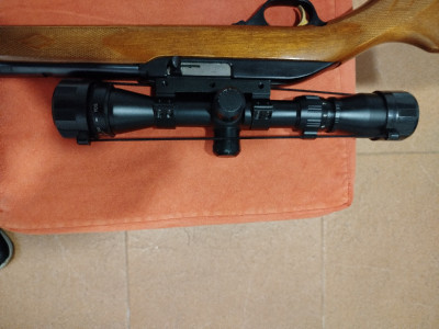 Rifle Marlin 600 del .22 con visor de 30mm y funda