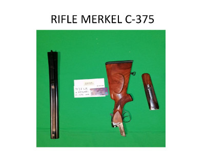 Rifle Merkel HxH calibre 375
