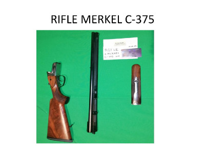 Rifle Merkel HxH calibre 375