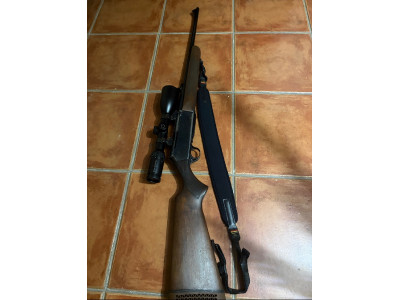 Rifle semiautomático FN Bar I y visor Schmidt Bender