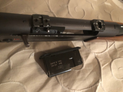 Rifle semiautomático H&K, 9,3x62 y visor Kahles