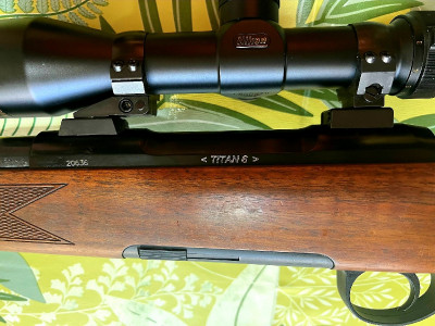 Rifle titan 6 calibre 30-06 con visor + armero