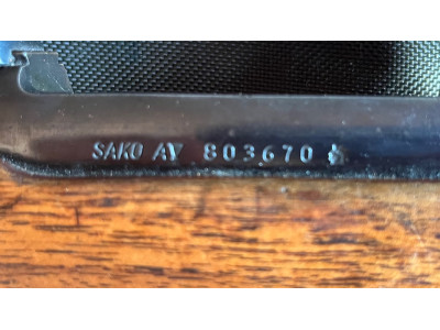 Sako AV con mira Zeiss Diavari Z