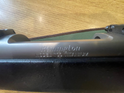 Se vende rifle Remingnton Modelo 700 Titanium