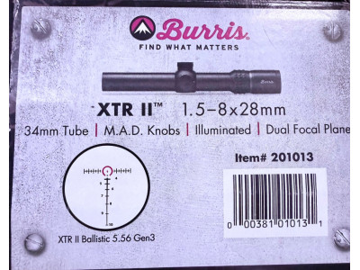 Visor Burris XTR ll 1,5-8X28