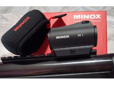 Visor Minox RV 1 Punto Rojo (2 MOA) - 1 día de uso