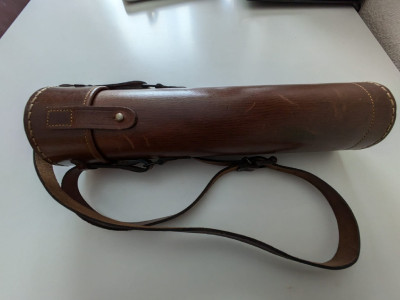 Visor SHIN-HAN 3X-9X, 40 waterproof+ funda rigida cuero