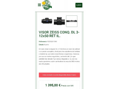 Visor Zeiss Conquest DL