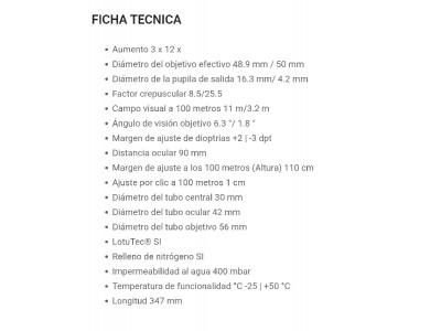 Visor Zeiss Conquest DL