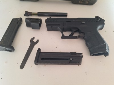 Walther P22 Maletín Combo Dos Cañones .22mm