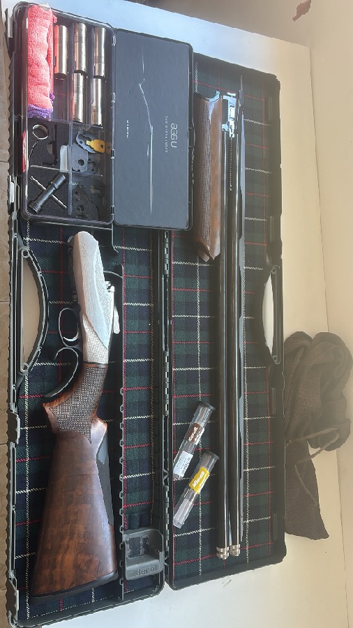 Benelli 828U Silver Superpuesta en Perfecto Estado