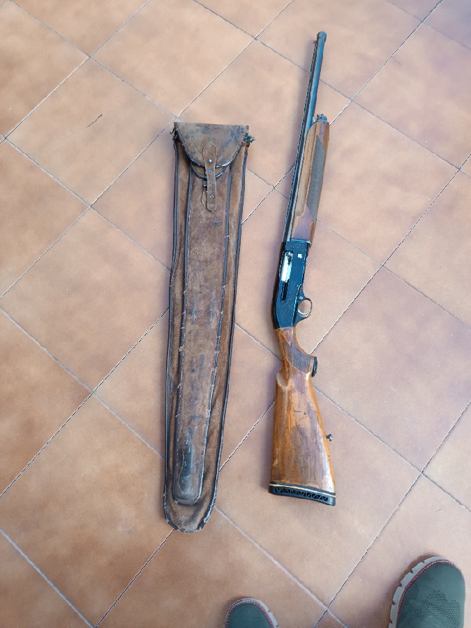 Escopeta Beretta del 12 con funda