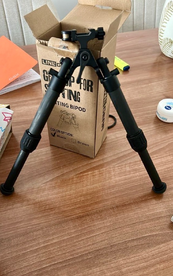 Bípode Rifle Fibra de Carbono