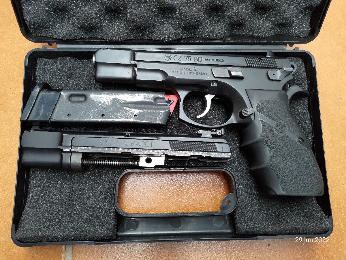 CZ 75 BD + Kit Kadet 22lr