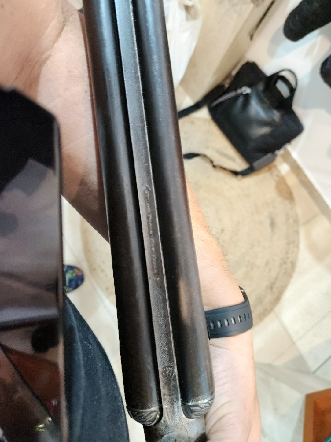 Escopeta paralela calibre 12 marca Zalcyon