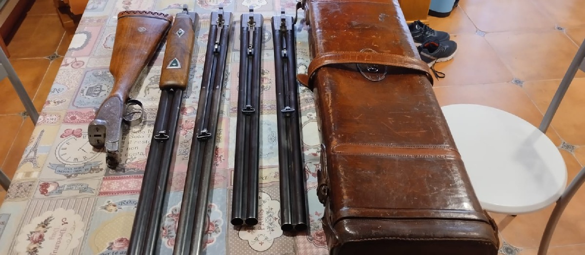 Escopeta paralela Grulla de La Unión Armera Modelo 217