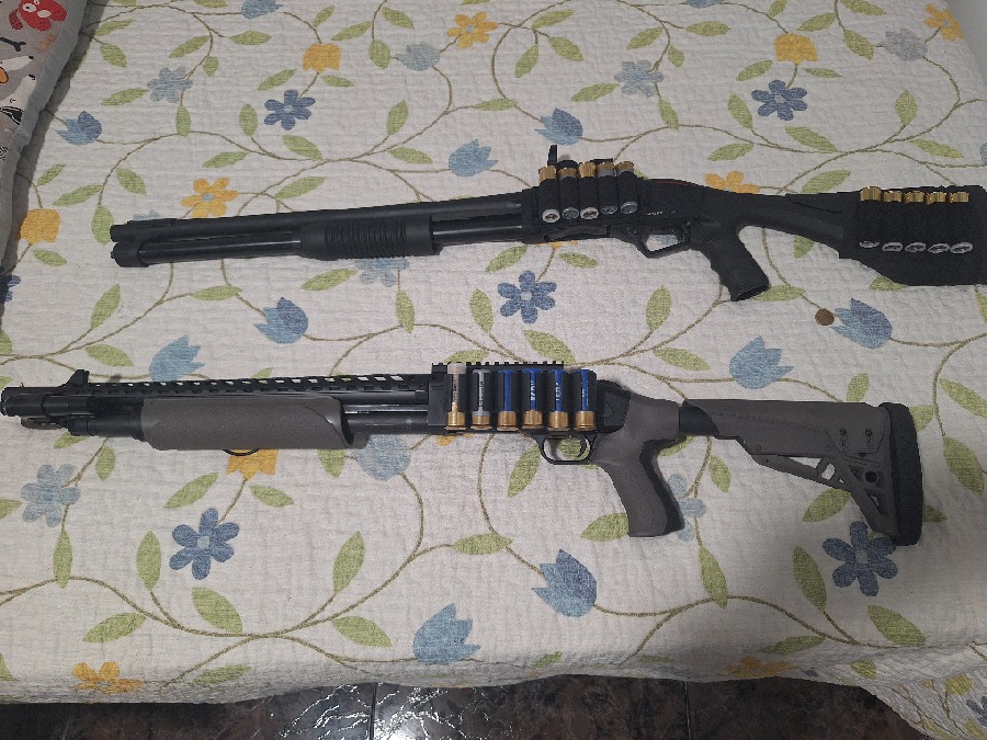 Escopetas corredera Winchester y Mossberg