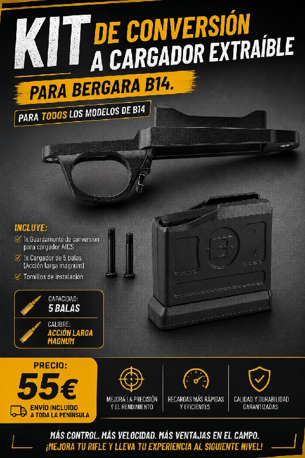 Kit Cargador Extraíble AICS Bergara B14