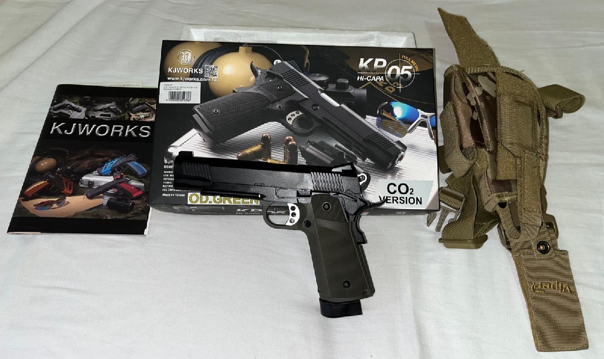 KJ Works Tactical K1911 (KP-05) Hi-Capa CO2