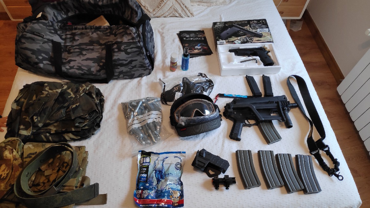 Lote completo Airsoft