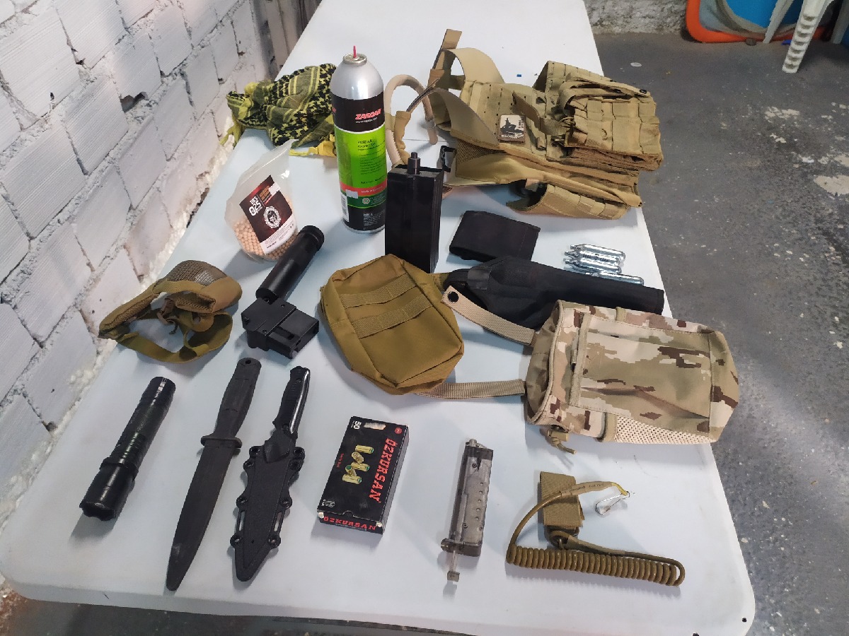 Lote de airsoft con Réplicas
