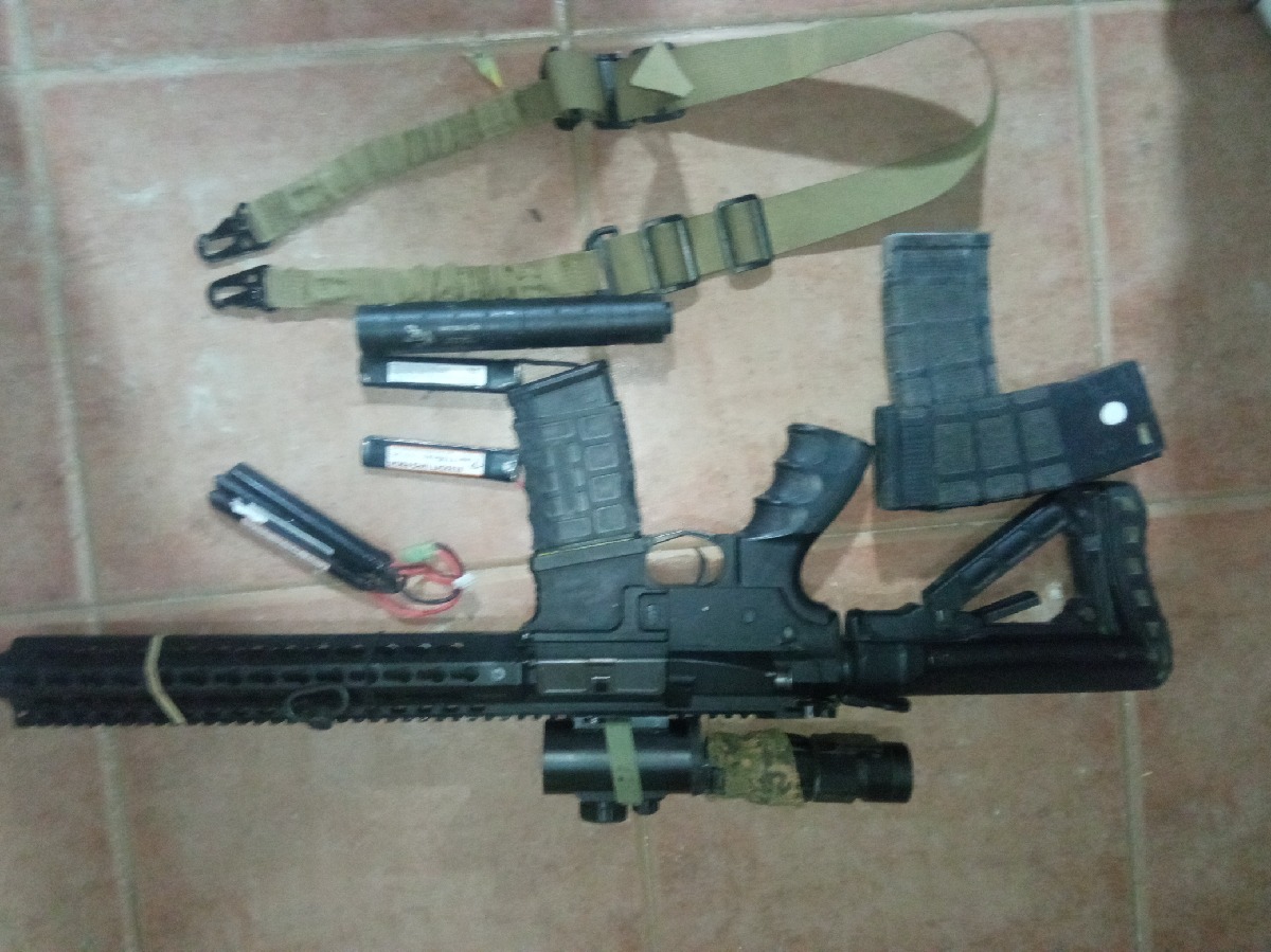 M4 G&G CM16 SRXL con accesorios