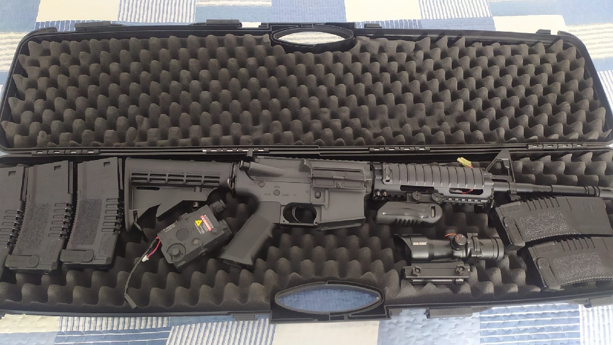 M4A1 CARBINE de metal + accesorios