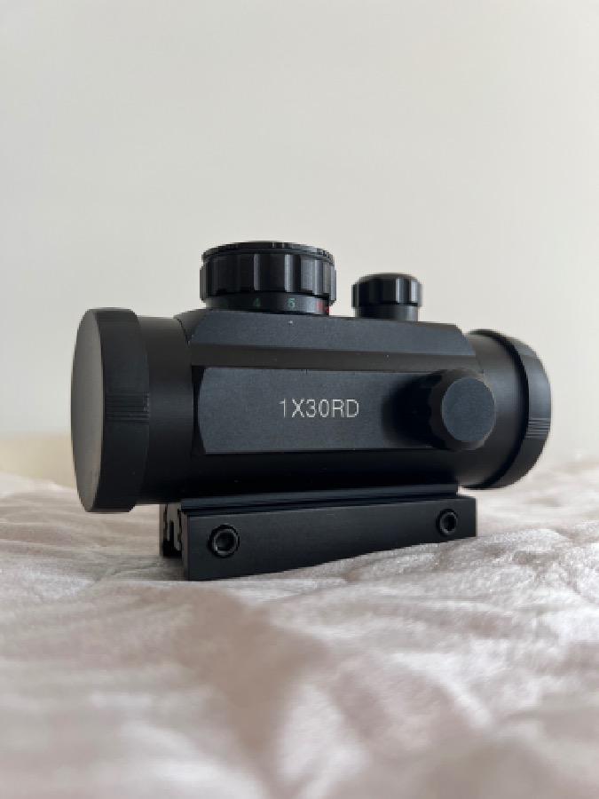 Mira de punto rojo y verde.