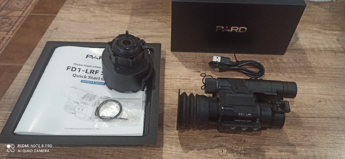 Monocular Nocturno Pard FD1 850nm Clip-On LRF