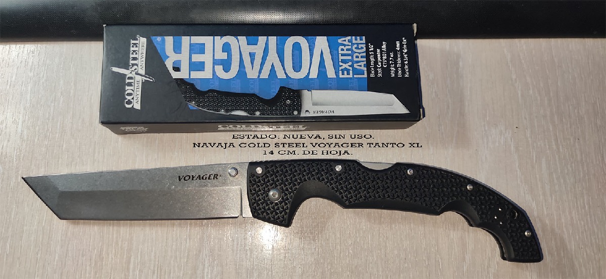 Cold Steel Voyager AUS-10A Tanto XL
