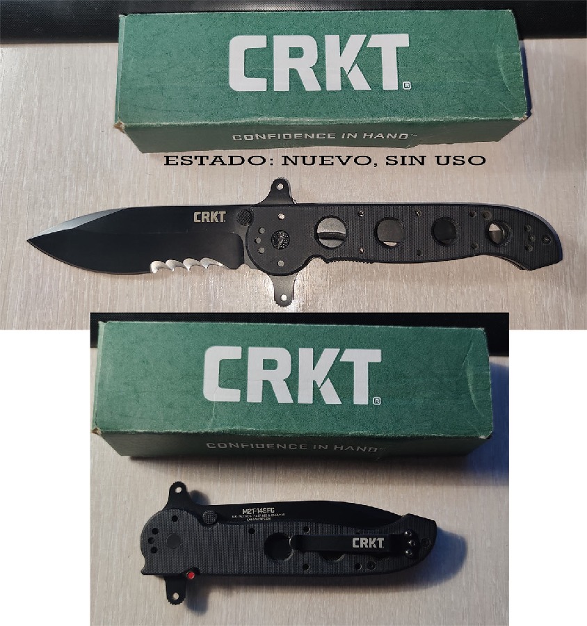 Navaja Táctica CRKT M21-14SFG Negra Filo Mixto