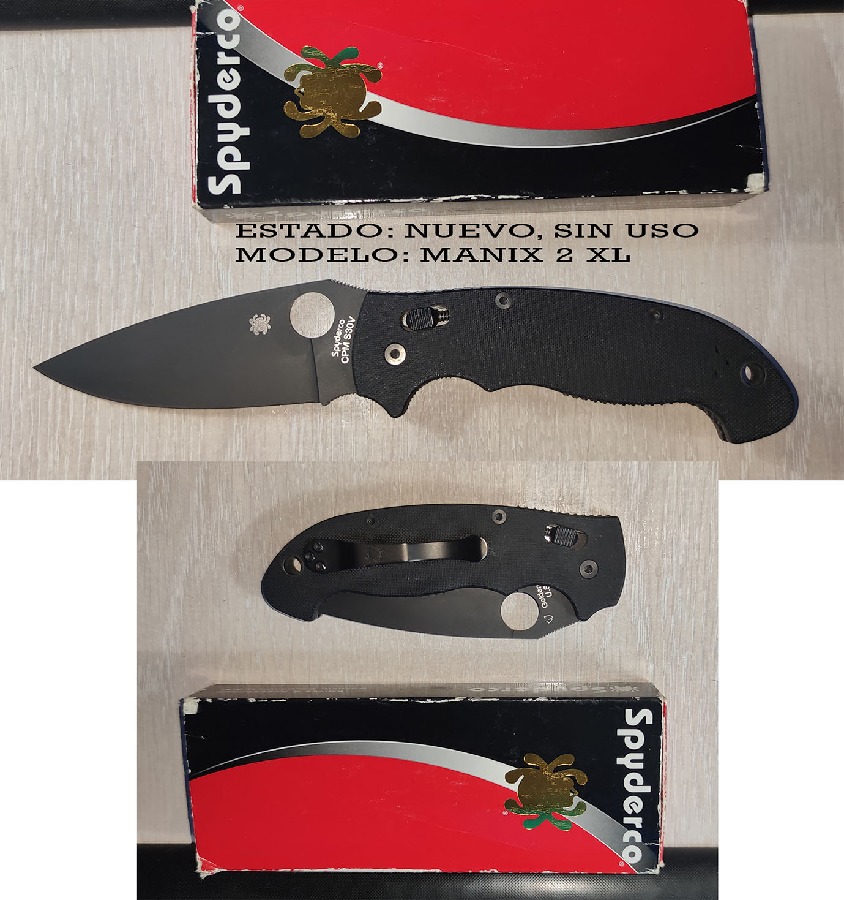 Spyderco Manix 2 XL Negra