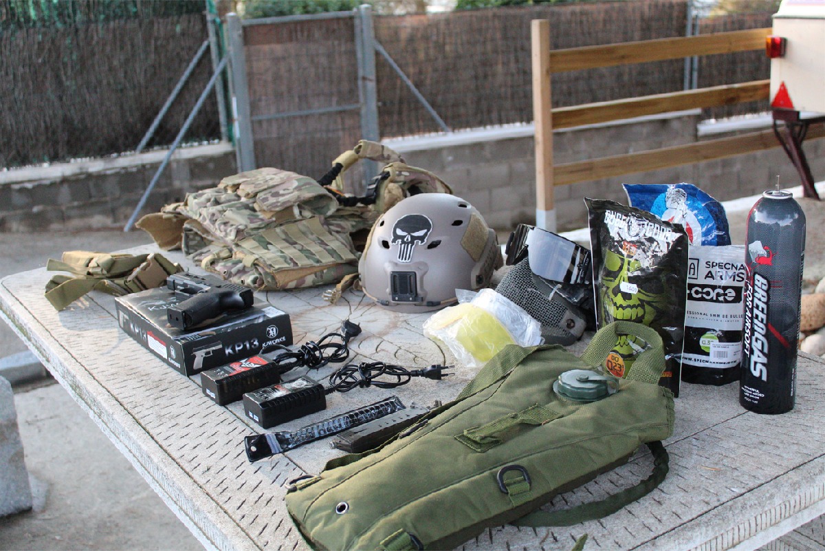 Pack airsoft completo