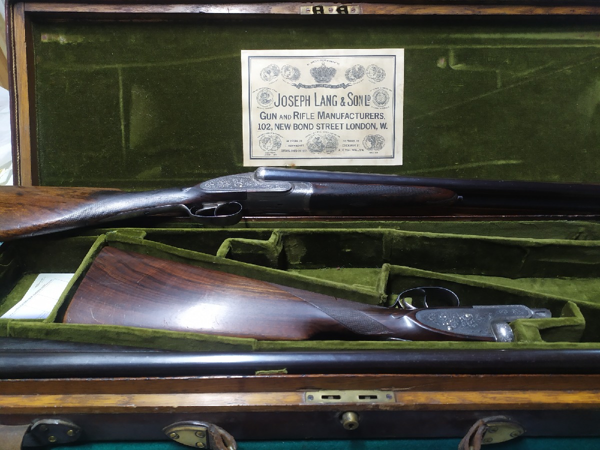 Pareja de escopetas Inglesas Joseph Lang & Sons cal. 12