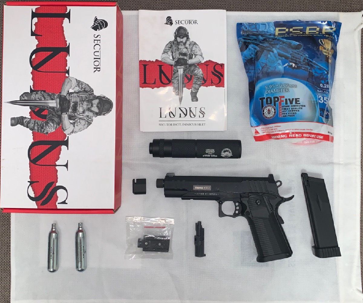 Pistola C02 Blow Back LUDUS VI