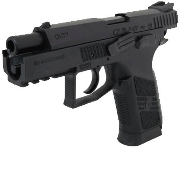 CZ75 P-07 Duty Negra corredera metálica 6 mm Co2