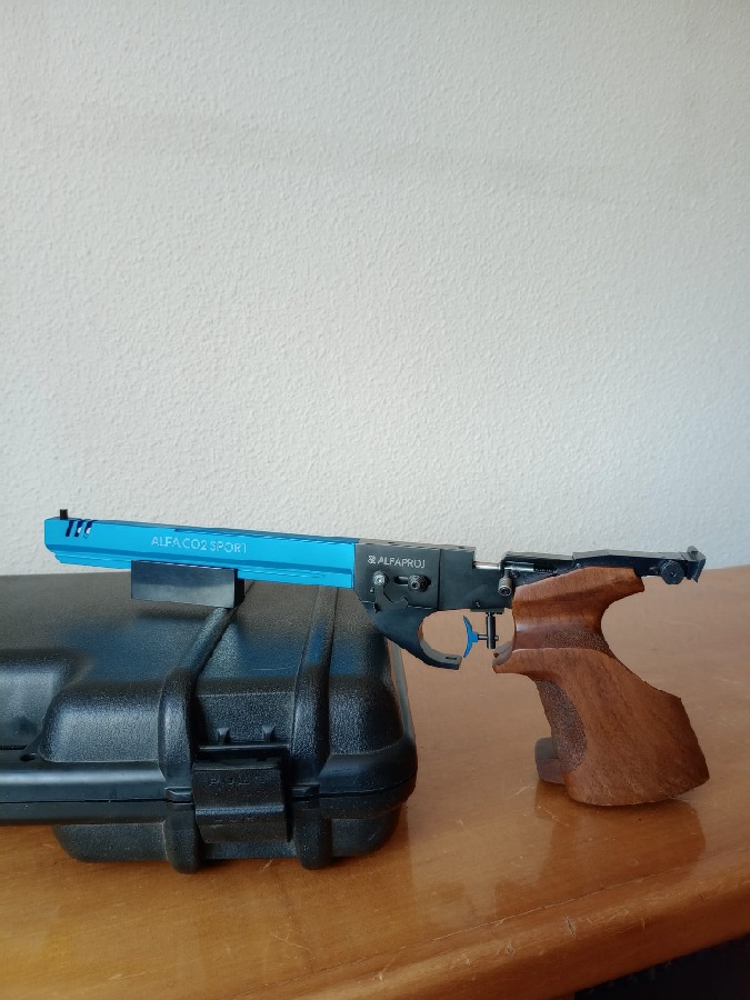 Pistola Tiro Olímpico CO2 Alfa Proj
