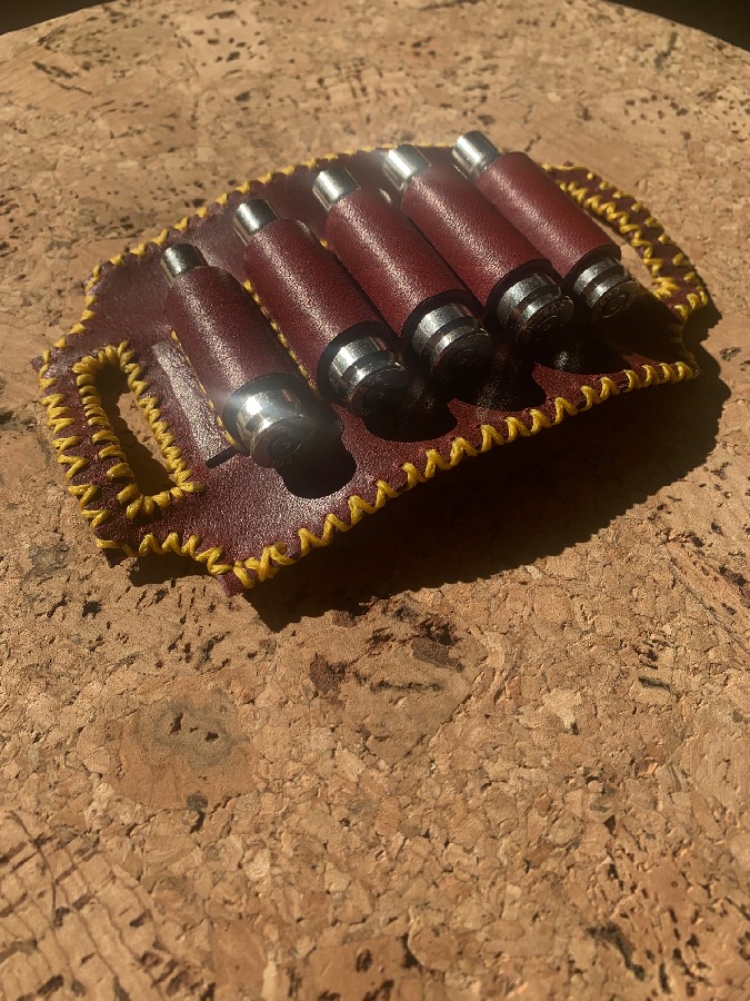 Porta Balas Artesanal de Cuero (Personalizable)