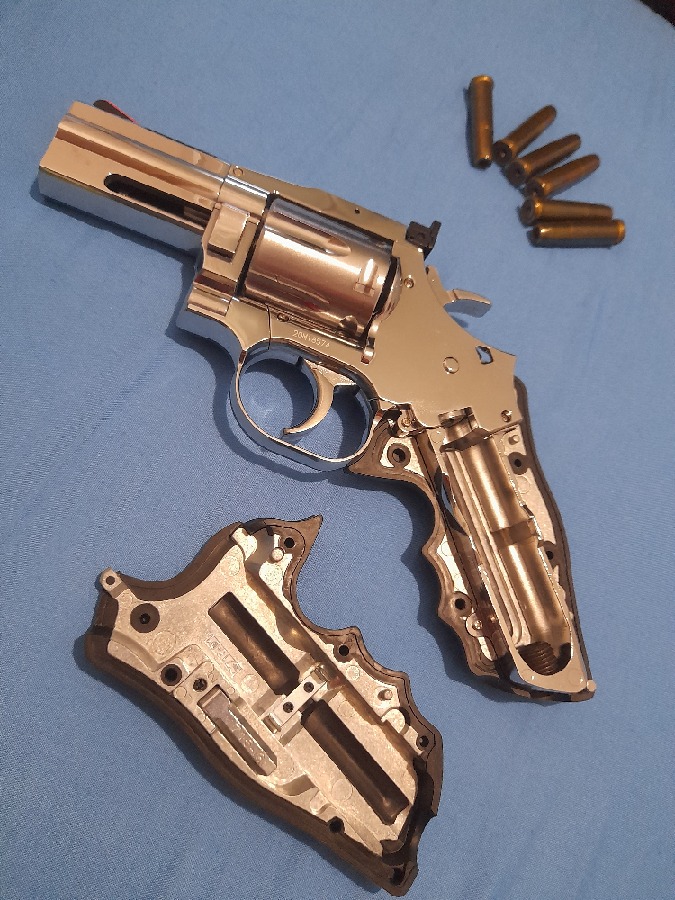 ASG Dan Wesson 715 - 2,5" Plata Co2 Plomo