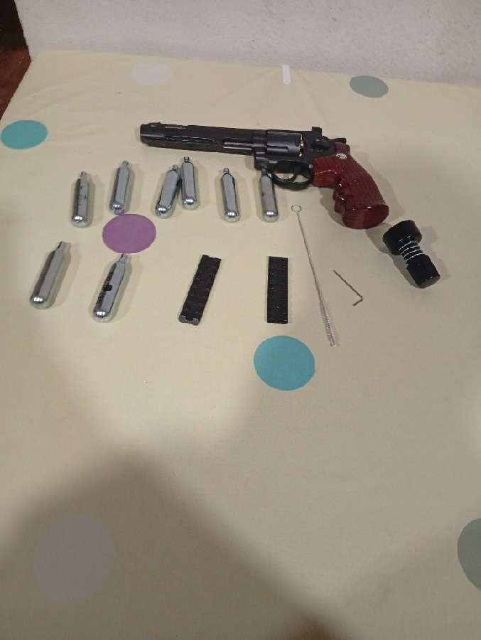 Revólver de Aire Comprimido Calibre 4,5 mm