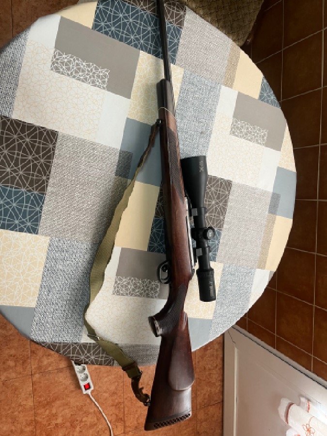 BSA con visor Burris 3x12x56