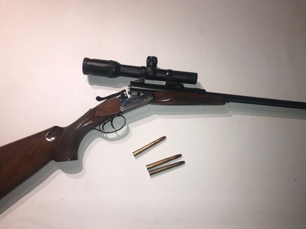 Laurona 9,3X74 + Visor Swarovski