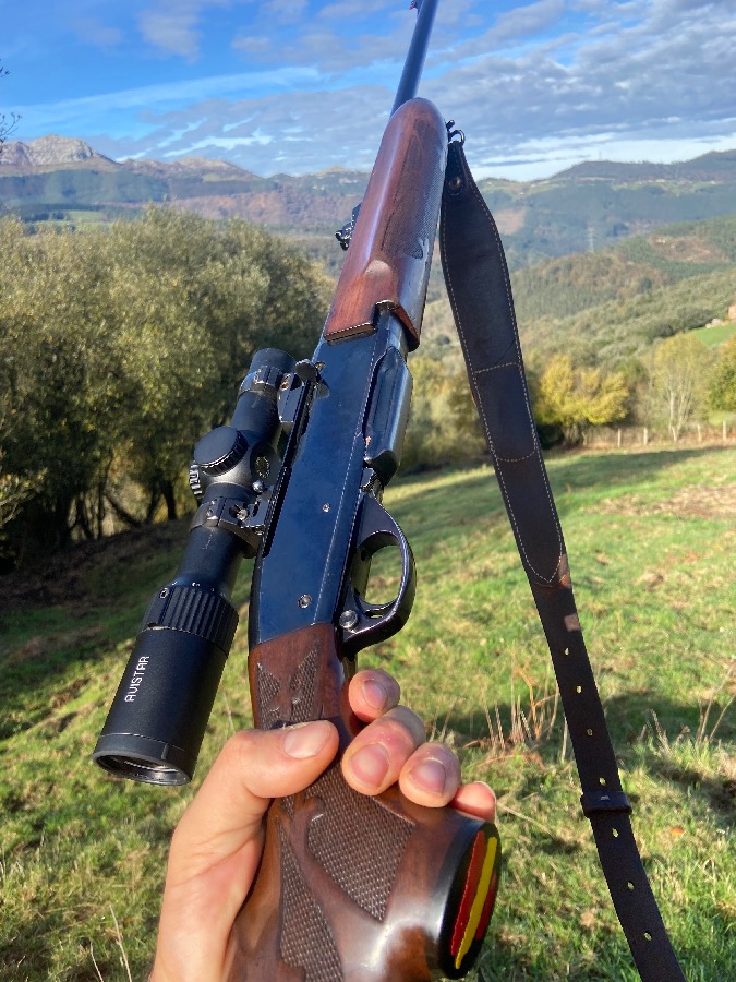 Rifle Remington 7400 con bases Apel y visor Avistar