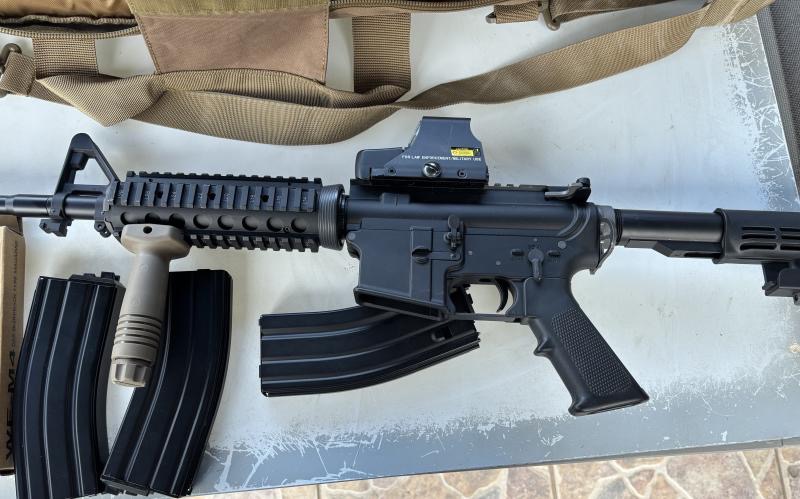 Réplica WE-M4 CQB GBBR Airsoft