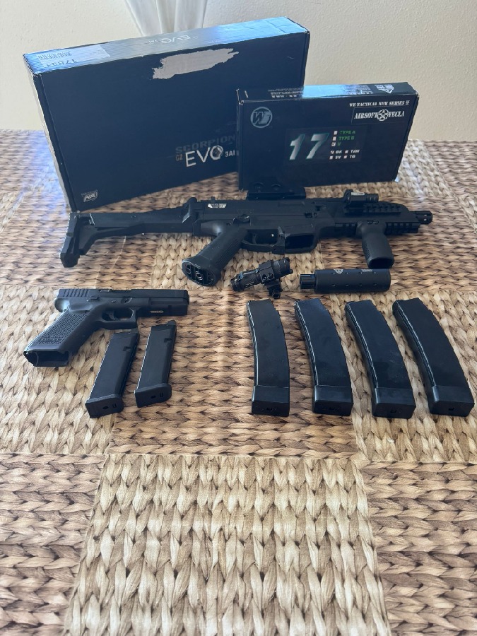 Scorpion Evo ASG con preparación Black Cucumber.