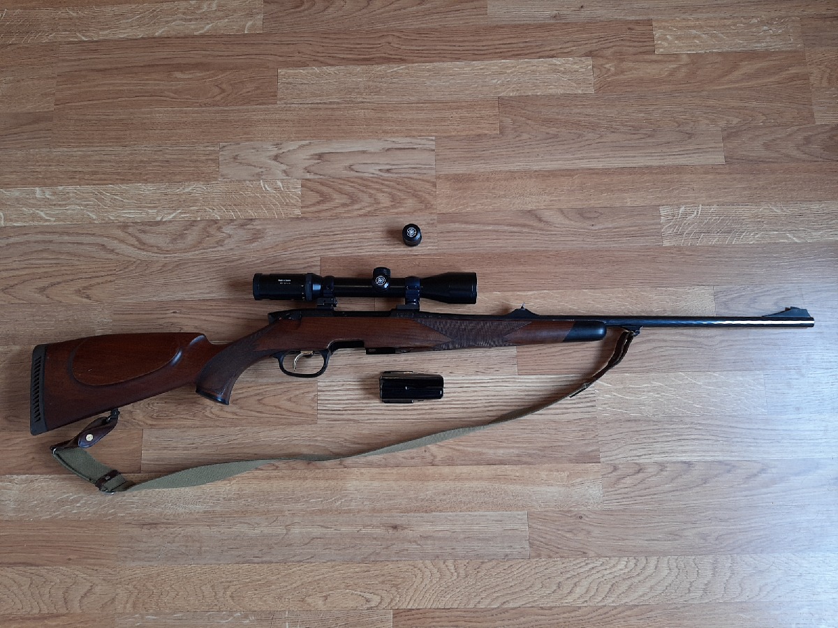 Steyr Mannlicher para zurdos con visor Khales