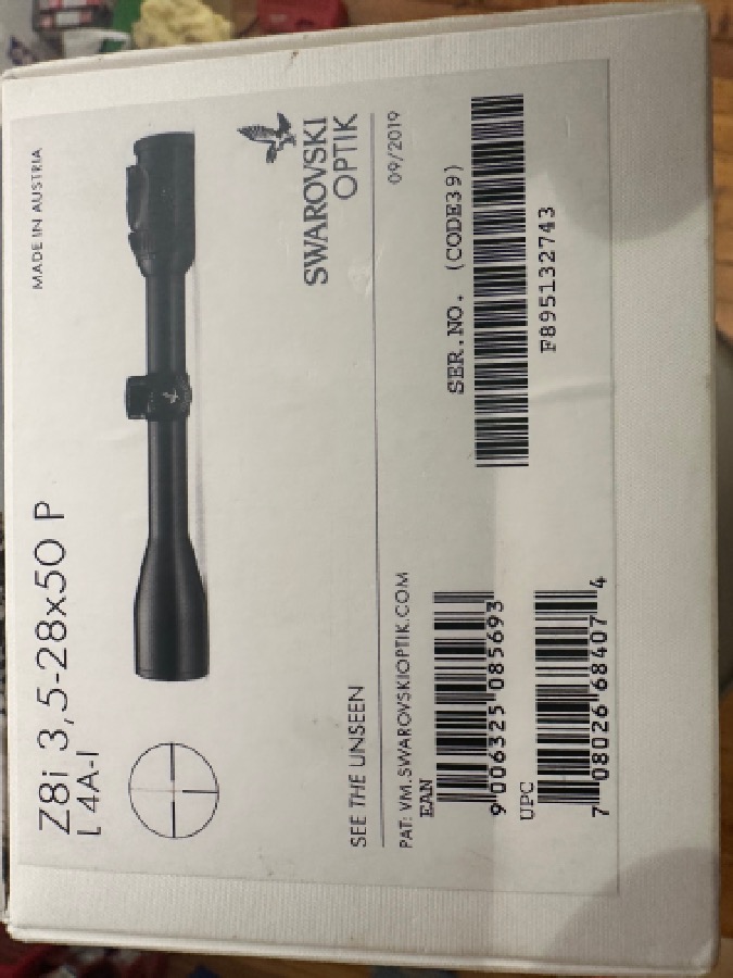 Swarovski Z8i 3.5-28x50 P